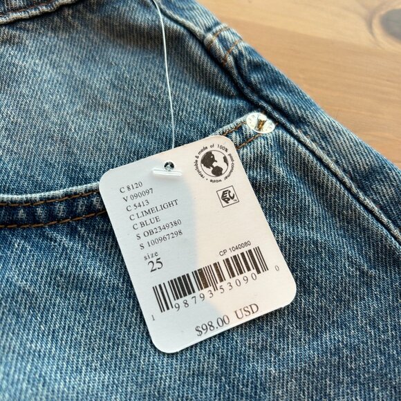 We The Free Eclipse Denim Midi Skirt NWT Free People - Picture 3 of 7